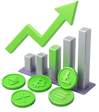 Présentation du produit montrant l'interface de la plateforme de trading crypto Liane Solvence